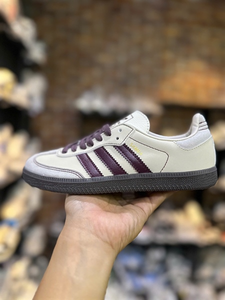 Adidas Samba Đỏ Mận - Đôi