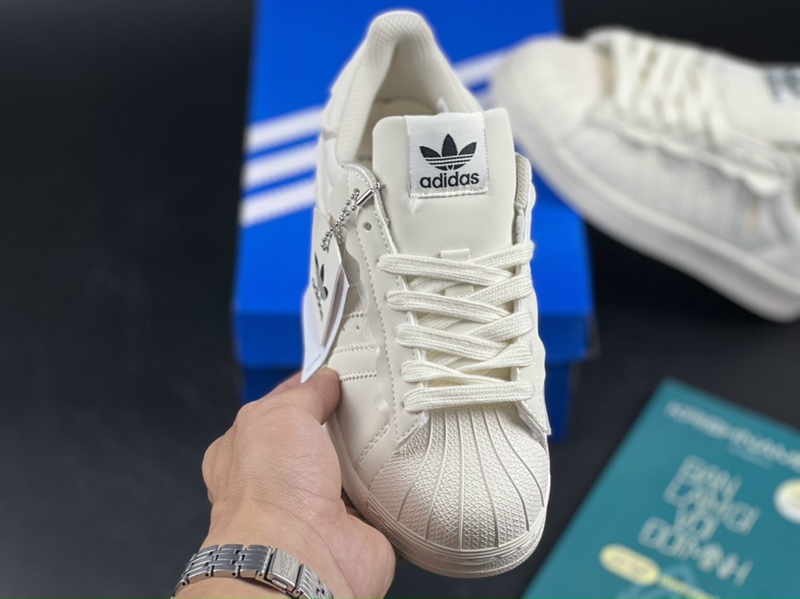 Adidas Superstar Capuchino Trắng Kem - REP 1:1 - Đôi - Ảnh 2