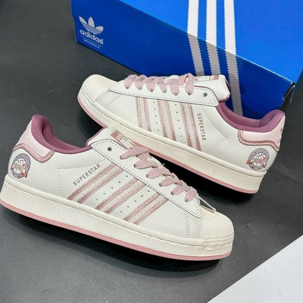 Adidas Superstar Hồng Kem - Đôi - Ảnh 3